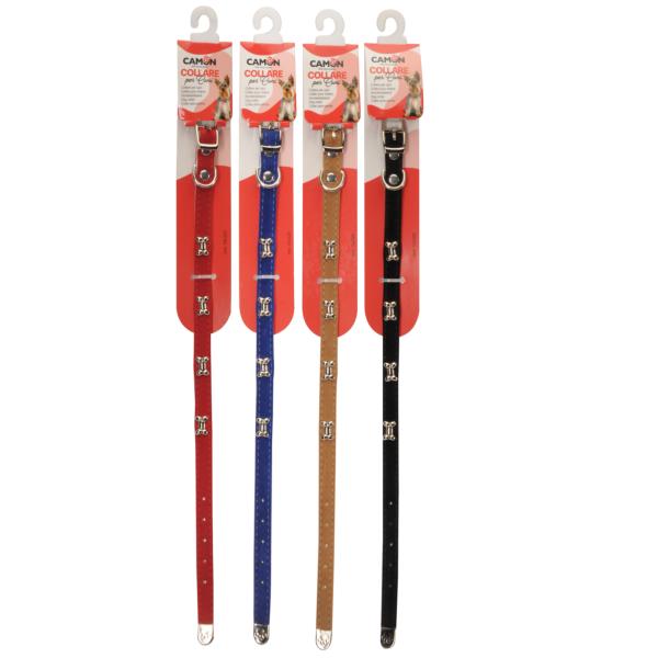 COLLIER CAMON EN VELOURS CHIEN  10X320MM MIXED