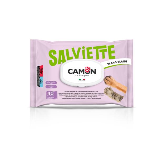 LINGETTES NETTOYANTES CAMON YLANG-YLANG 40 PCS