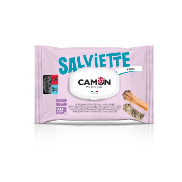 LINGETTES NETTOYANTES CAMON EXCEL 40 PCS