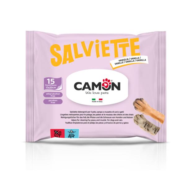 LINGETTES DE POCHE CAMON VANILLE 15PCS