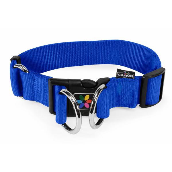 COLLIER CHIEN NYLON CAMON XL 38X490/710MM BLEU