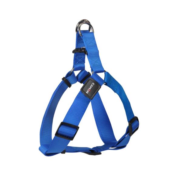 HARNAIS CHIEN CAMON FLASH 38MM BLEU