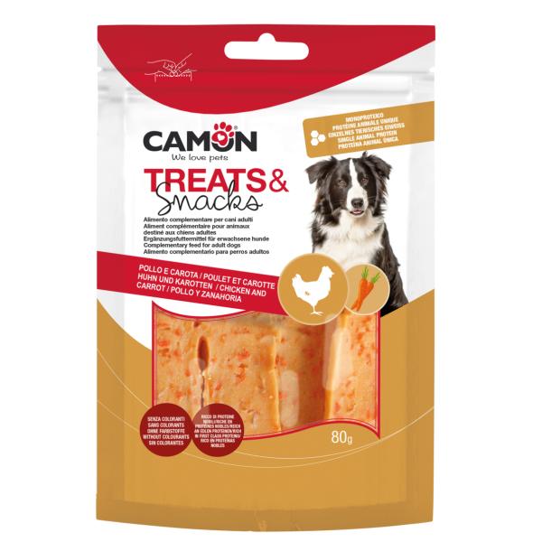 VIANDE SÉCHÉE AU POULET ET CAROTTES -10,5 CM -80 G