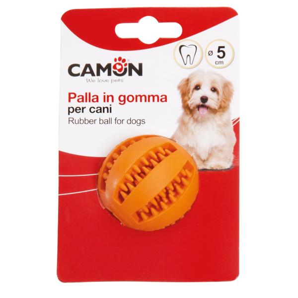 JOUETS POUR CHIEN CAMON BASEBALL DENTAL 5CM MIXED