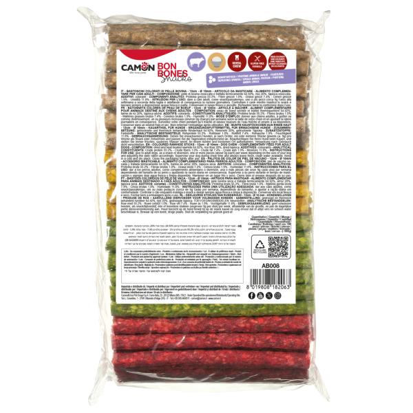 ROULEAUX EN CUIR BRUT COLORÉ -12X1CM -100 PCS