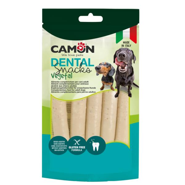 DENTAL SNACK CAMON  AVEC FÉCULE ET RIZ 13CM -140G -5 PCS