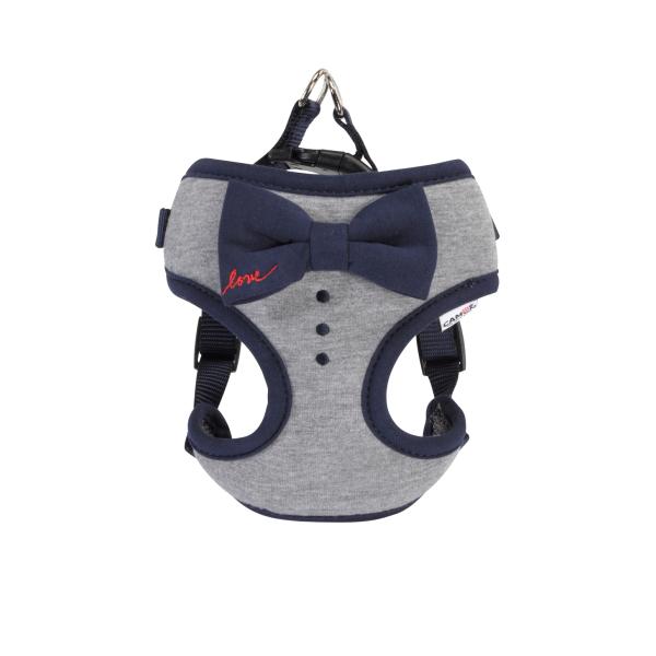 HARNAIS LOVE CAMON GRIS-BLEU 38/46 CM