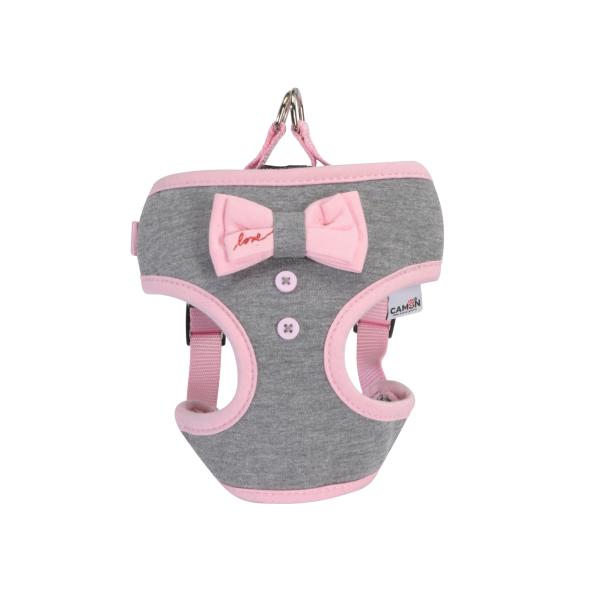HARNAIS LOVE CAMON GRIS-ROSE 48/58 CM
