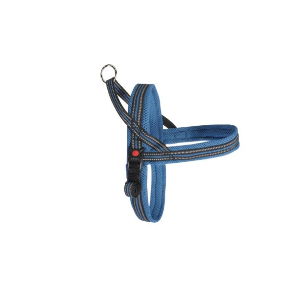 HARNAIS CHIEN REFEL. CAMON DYNAMIC PLUS  60CM BLEU PETROLE