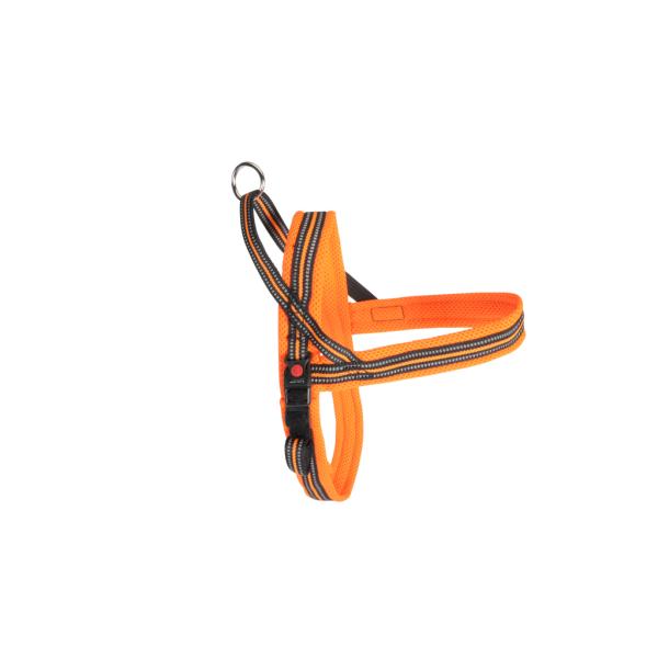 HARNAIS CHIEN REFEL. CAMON DYNAMIC PLUS 100CM ORANGE FLUO