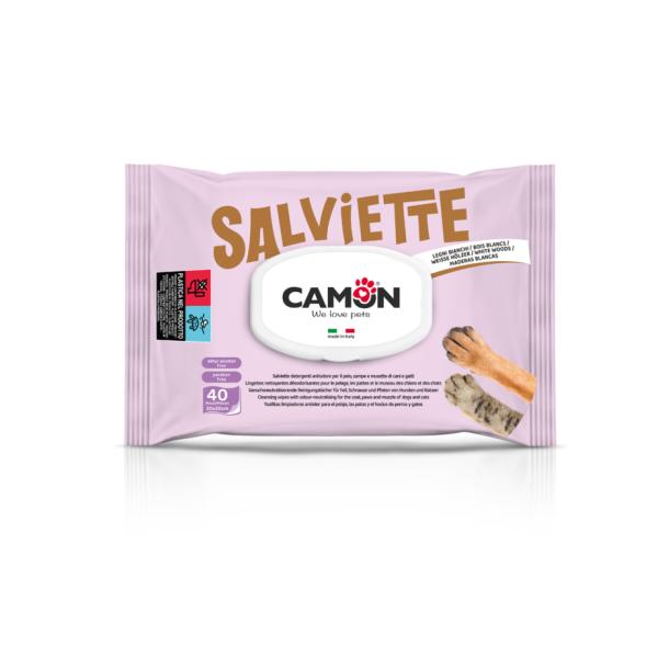 LINGETTES NETTOYANTES CAMON PARFUM BOISE 40 PCS