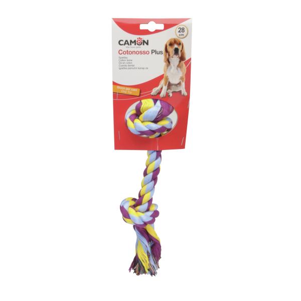 DOG TOY CAMON CORDE DE JEU A 2 NOEUDS 280MM 115/125G