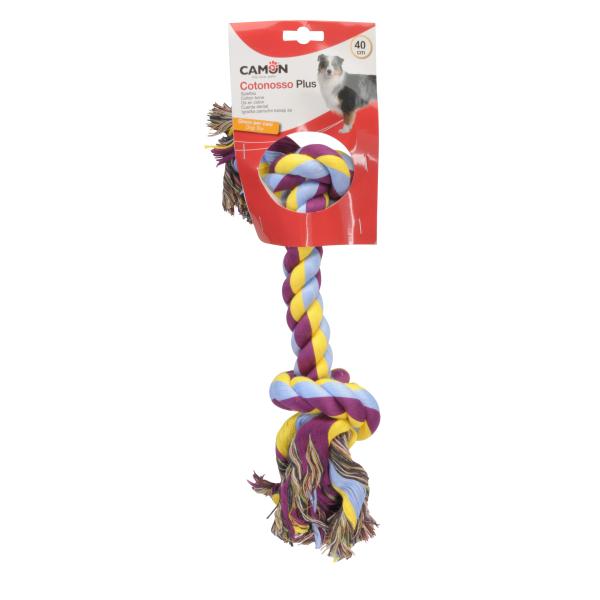 DOG TOY CAMON CORDE DE JEU A 2 NOEUDS 400MM 310/320G