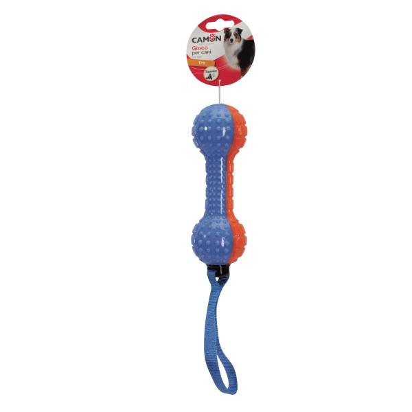JOUETS POUR CHIEN CAMON  HALTERE TPR BICOLORE 32CM MIXED