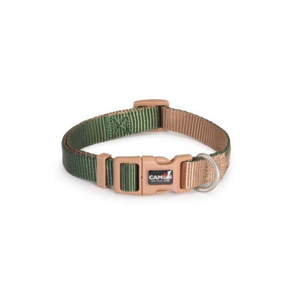 COLLIER NYLON CAMON PREM BIC VERT/ECRU 10X200~300M