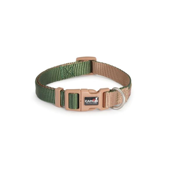 COLLIER NYLON CAMON PREM BIC VERT/ECRU 20X360~480M