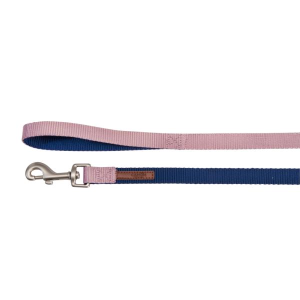 LAISSE NYLON CAMON PREM BIC BLEU/ROSE 15X1200MM