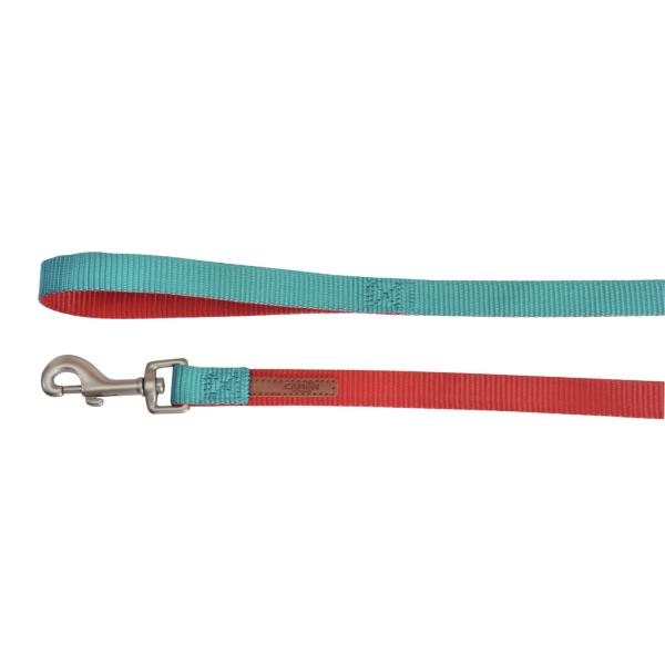 LAISSE NYLON CAMON PREM BIC ROUGE/BLEU 20X1200MM