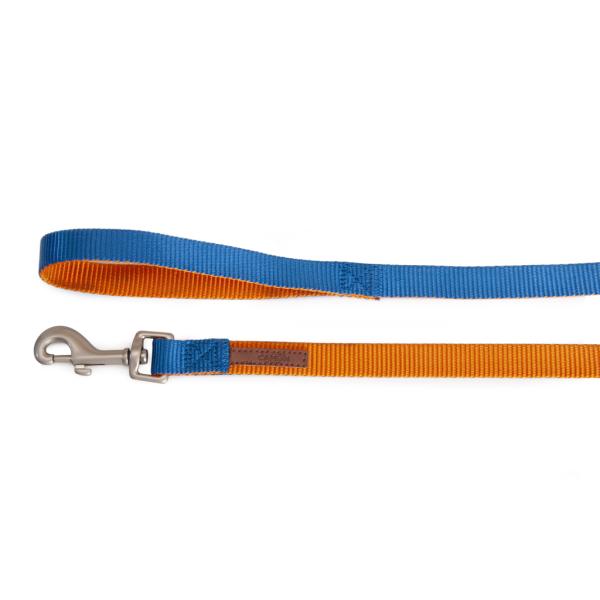 LAISSE NYLON CAMON PREM BIC ORANGE/BLEU 25X1200MM
