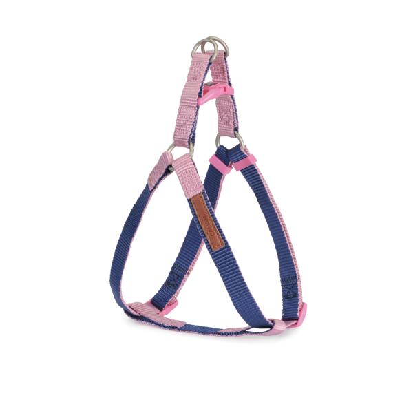 HARNAIS  NYLON CAMON ONE TOUCH BICOLORE BLEU/ROSE 15X350X600MM