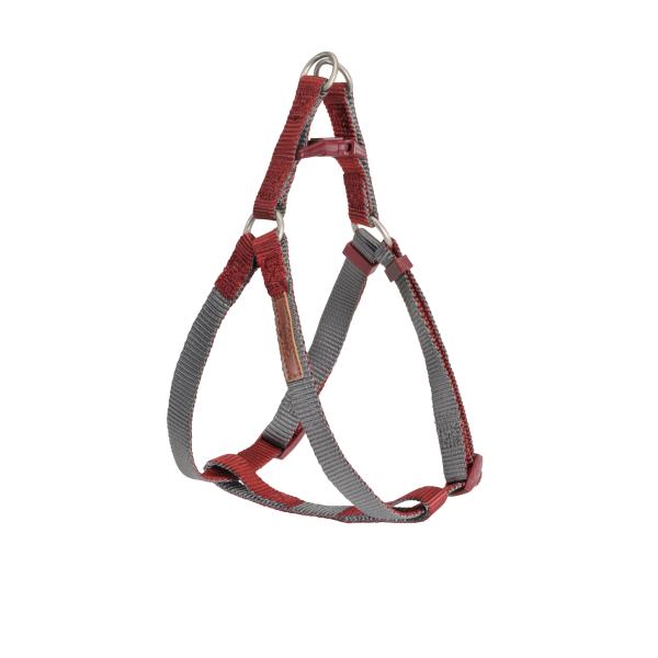 HARNAIS  NYLON CAMON ONE TOUCH BICOLORE GRIS/ROUGE 25X600X1000MM