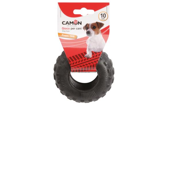 DOG TOY CAMON PNEU EN TPR SM 10CM