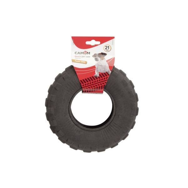 DOG TOY CAMON PNEU EN TPR LG 21CM