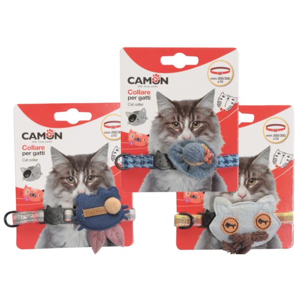 COLLIER CHAT CAMON  DECORE 10X200/300MM MIX 1