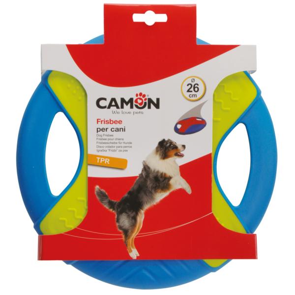 JOUET POUR CHIEN CAMON FRISBEE TPR BICOLORE 26 CM MIXED