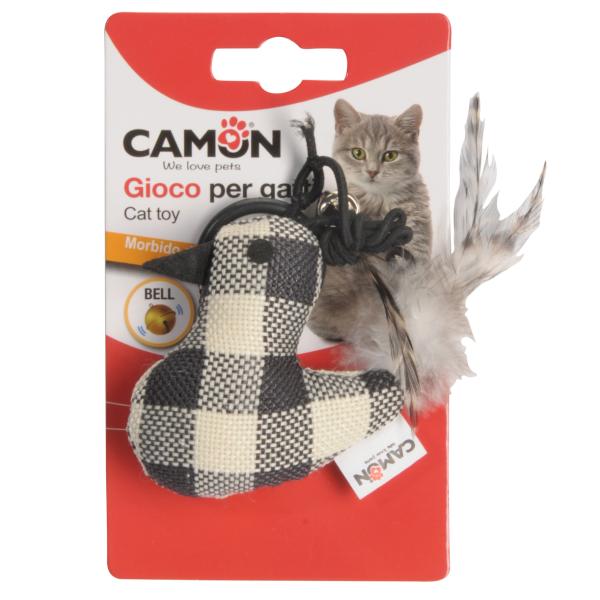 JOUET POUR CHAT CAMON AVEC BAGUE ET ELASTIQUE MIXED