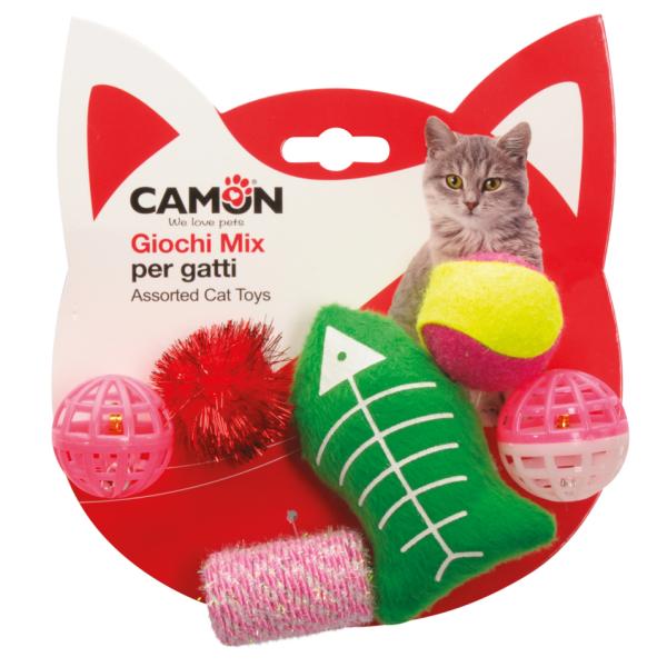 KIT JOUET POUR CHAT CAMON 6PCS