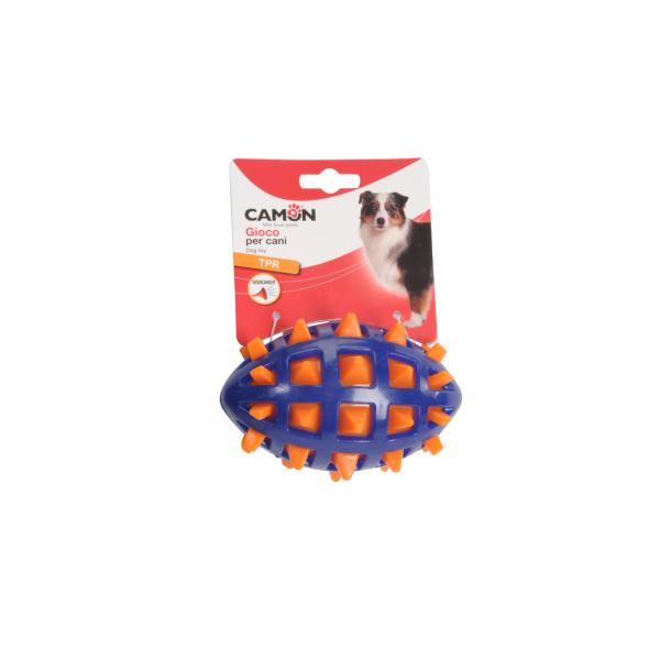 JOUETS POUR CHIEN CAMON BALLON DE RUGBY TPR 13CM MIXED