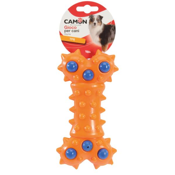 JOUETS POUR CHIEN CAMON OS GEOMETRIQUE TPR 17,5CM