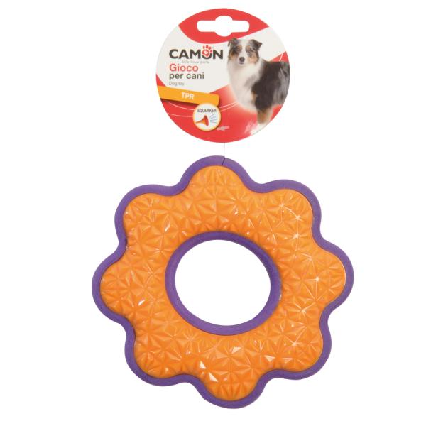 JOUETS POUR CHIEN CAMON BOOMERANG ROTATIF TPR 17CM