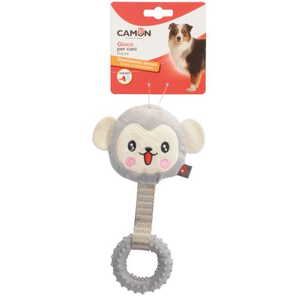 JOUETS POUR CHIEN CAMON  AVEC BAGUE EN TPR 20CM