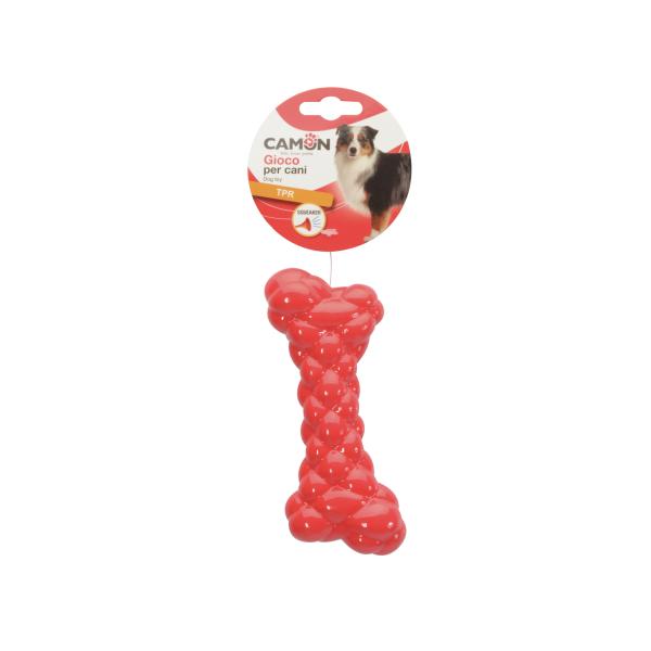 JOUETS POUR CHIEN CAMON OS EN TPR 15,5 CM