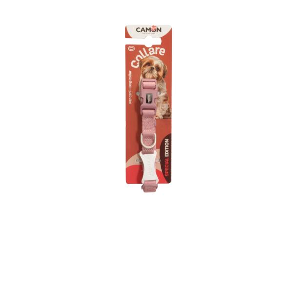 COLLIER NYLON CAMON ROSE 15X250-350 MM