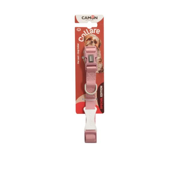 COLLIER NYLON CAMON ROSE 30X340-500 MM