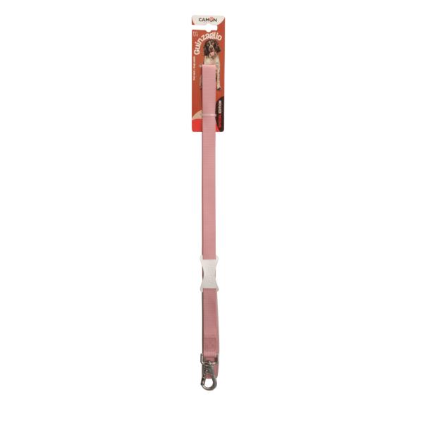 LAISSE NYLON CAMON 25X1200MM ROSE