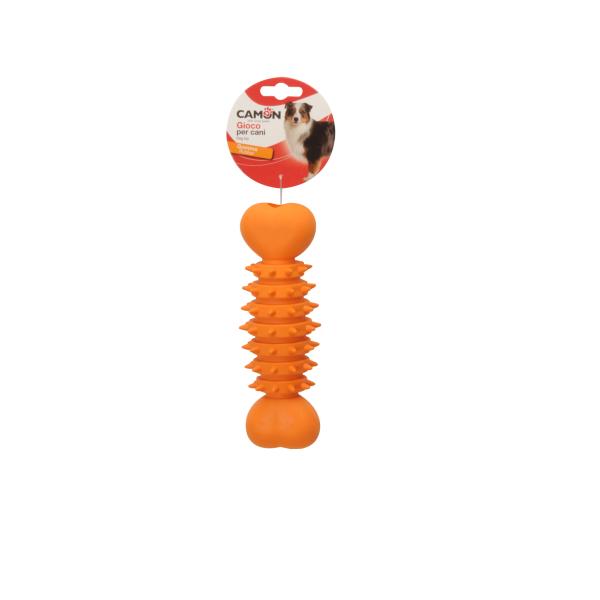 DOG TOY CAMON OS EN CAOUTCHOUC 20CM MIXED