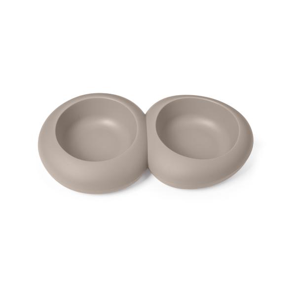 GAMELLE DOUBLE CIOTTOLI D06 TAUPE 2X0,6L