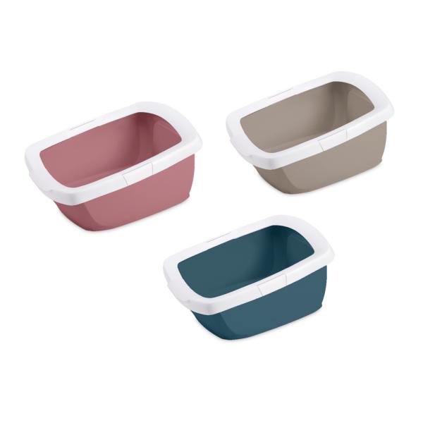 BAC A LITIERE AVEC BORD FUNNY JUNIOR MIXED 57 X 43 X 28,5