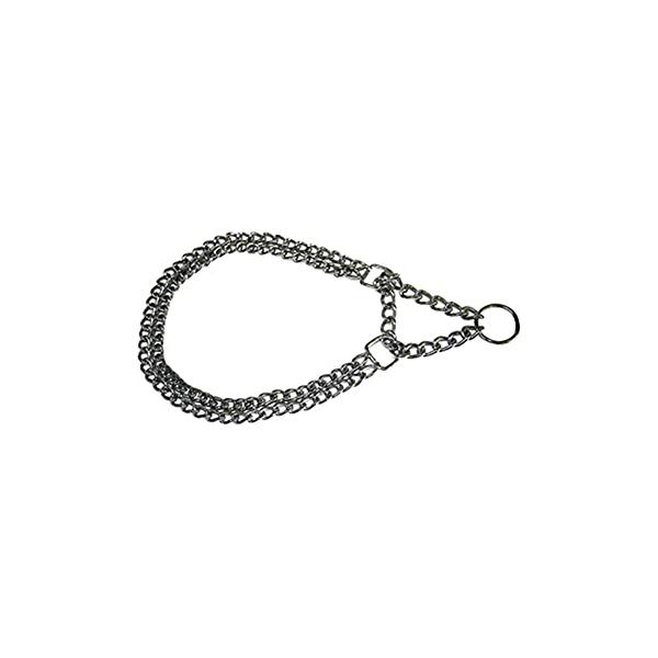 COLLIER 1/2 ETRANGLEUR CHROME 45 cm