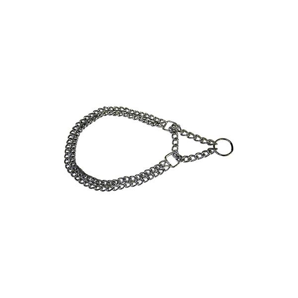 COLLIER 1/2 ETRANGLEUR CHROME 60 cm