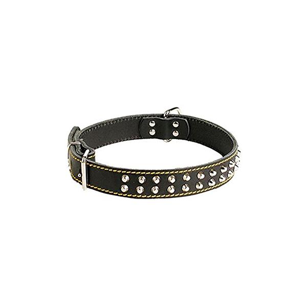 COLLIER ENJOY D/STUD 60X3,3CM.NOIR