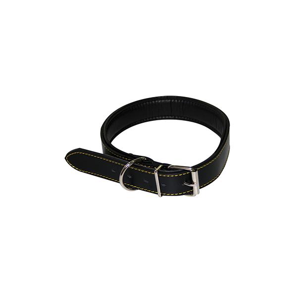 COLLIER CUIR CLASS 51CM2,5MM NOIR.