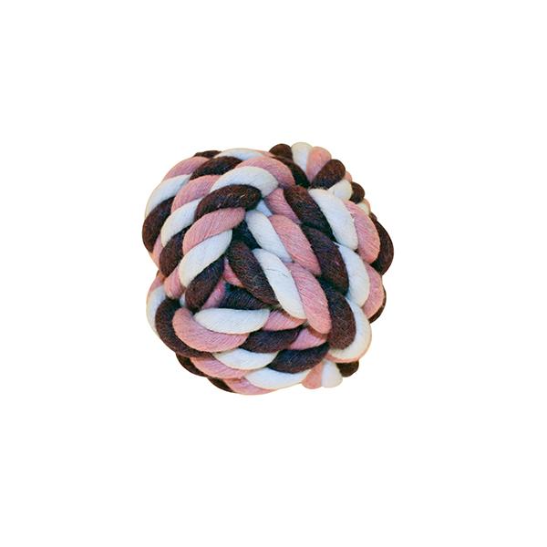 CORDE BALLE EN COTON ROSE/VIOLET CM