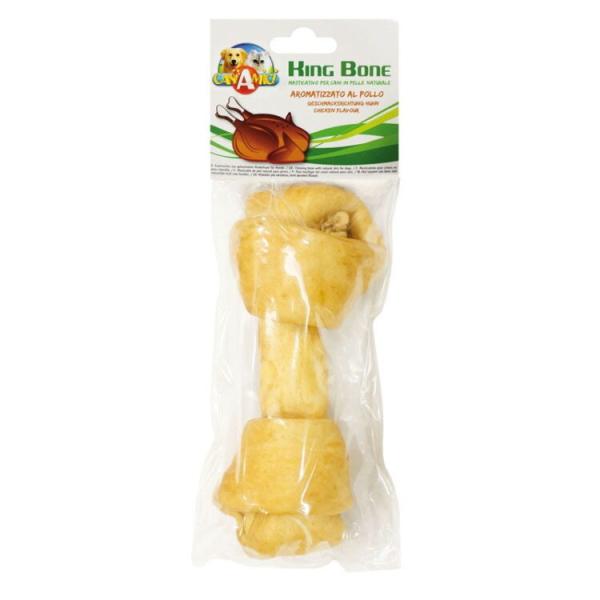 CHICKEN KNOTTED  BUFFALO BONE 15 cm                          