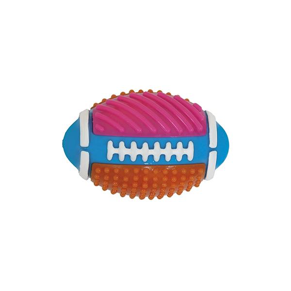 JOUET EN CAOUTCHOUC SPIKY FOOTBALL LG 15