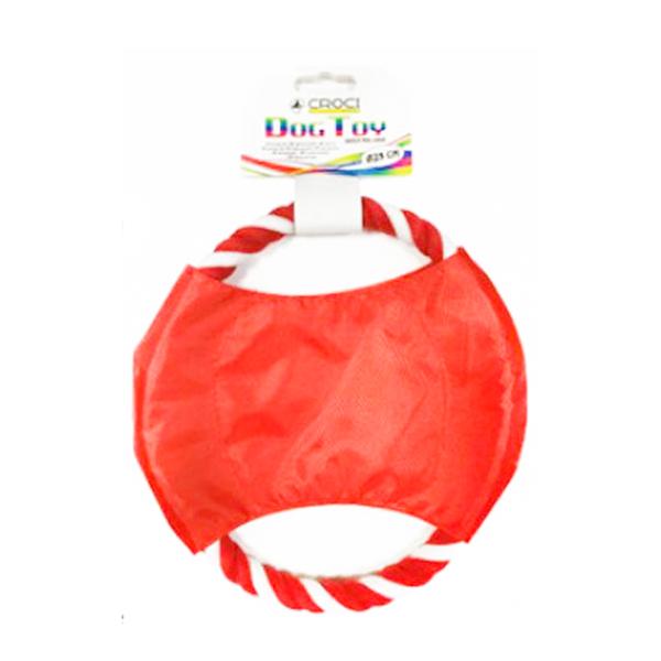 JOUET NYLON FRISBEE 23 cm ROUGE